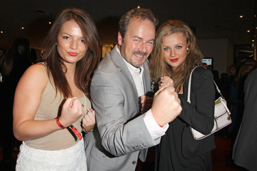 Till Demtröder mit Töchtern Valerie und Natalie