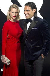 Radamel Falcao mit Gattin Lorelei Taron