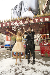 Julia Schwebke als Frau Holle, Yvonne Greitzke als Goldmarie, Verena Jakupov als Pechmarie