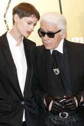 Saskia de Brauw, Karl Lagerfeld