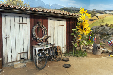 Pettersson und Findus Filmset