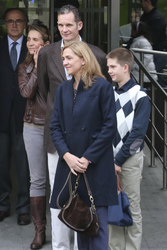 Prinzessin Elena, Inaki Urdangarin, Prinzessin Cristina, Juan Pablo Urdangarin