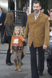 Prinz Felipe mit Tochter Prinzessin Leonor