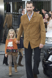 Prinz Felipe mit Tochter Prinzessin Leonor