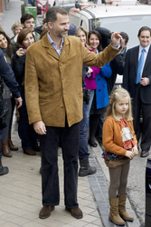 Prinz Felipe mit Tochter Prinzessin Leonor