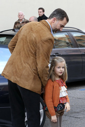 Prinz Felipe mit Tochter Prinzessin Leonor
