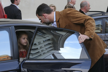 Prinz Felipe mit Tochter Prinzessin Leonor