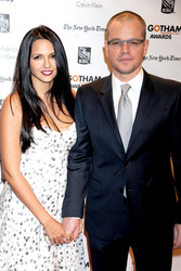 Matt Damon mit Gattin Luciana Barroso