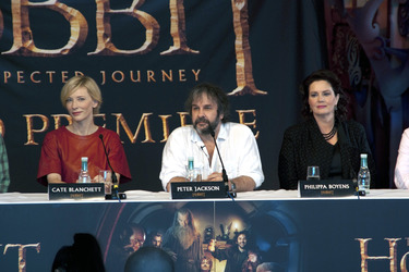 Cate Blanchett, Peter Jackson, Philippa Boyens
