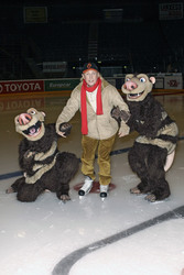 Otto Waalkes mit Crah und Eddie