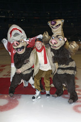 Otto Waalkes mit Sharky, Sid, Crash und Eddie