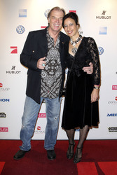 Wolfgang Fierek mit Frau Djamila