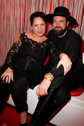 Katerina Jacob mit Holger Petermann