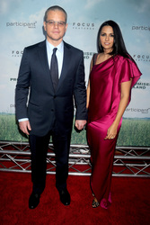 Matt Damon mit Gattin Luciana Barroso