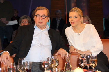 Hellmuth Karasek mit Tochter Laura