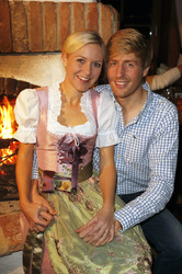 Maxi Arland mit Gattin Andrea