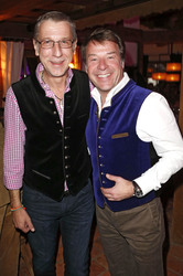 Patrick Lindner mit Lebensgefährte Peter Schäfer