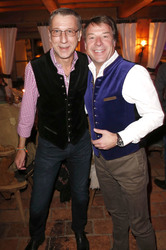 Patrick Lindner mit Lebensgefährte Peter Schäfer