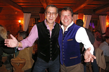 Patrick Lindner mit Lebensgefährte Peter Schäfer