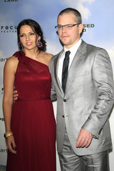 Matt Damon mit Gattin Luciana Baroso