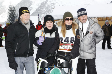 Till Demtröder mit Tochter Natalie Demtroeder und seinen Eltern