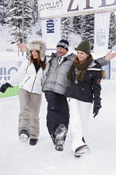 Till Demtröder mit Töchtern Valerie und Natalie