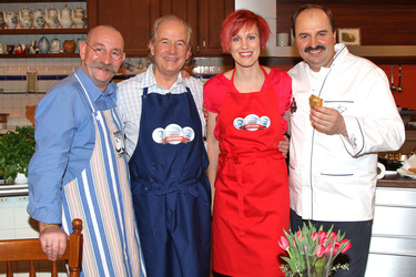 Horst Lichter, Max Schautzer, Kati Wilhelm, Johann Lafer