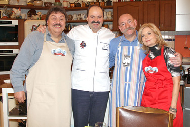 Achim Mentzel, Horst Lichter, Johann Lafer, Sabine Postel