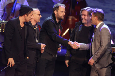 Michi Beck, Thomas D, Smudo, And.Ypsilon (Die Fantastischen Vier, Fanta 4), Markus Lanz