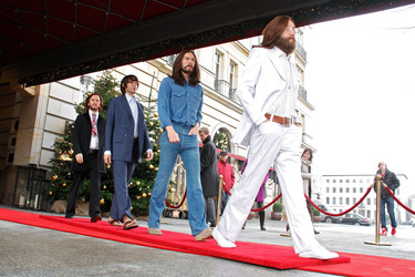 Wachsfiguren von Ringo Starr, Paul McCartney, George Harrison, John Lennon