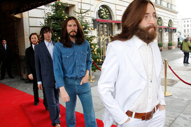 Wachsfiguren von Ringo Starr, Paul McCartney, George Harrison, John Lennon