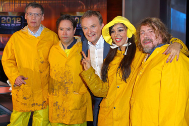 Günther Jauch, Jan Josef Liefers, Frank Plasberg, Verona Pooth, Armin Rohde