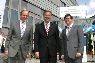 Ulrich Tukur, Christian Wulff, Uwe Bohm