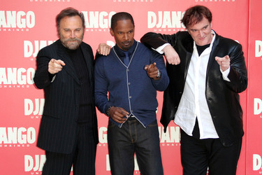 Franco Nero, Jamie Foxx, Quentin Tarantino