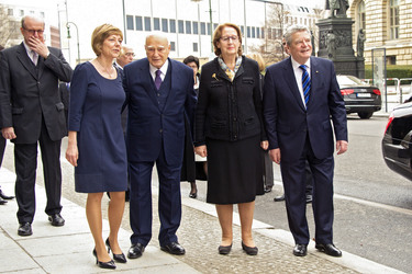 Daniela Schadt, Karolos Papoulias, May Panou Papoulia, Joachim Gauck