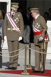 Felipe von Spanien, Juan Carlos I. von Spanien