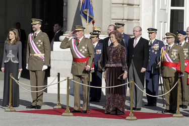 Letizia von Spanien, Felipe von Spanien, Juan Carlos I. von Spanien, Sophia von Spanien