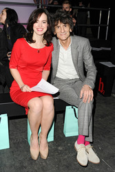 Ronnie Wood (Faces, Jeff Beck Group, The Rolling Stones) mit Gattin Sally Humphries