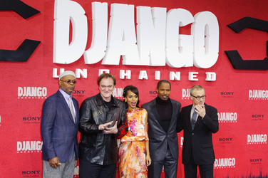 Samuel L. Jackson, Quentin Tarantino, Kerry Washington, Jamie Foxx, Christoph Waltz