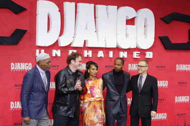 Samuel L. Jackson, Quentin Tarantino, Kerry Washington, Jamie Foxx, Christoph Waltz