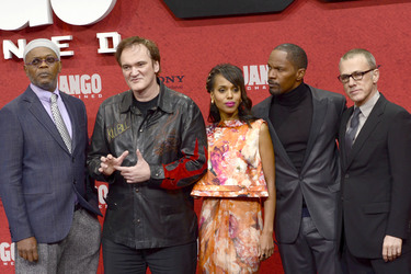 Samuel L. Jackson, Quentin Tarantino, Kerry Washington, Jamie Foxx, Christoph Waltz