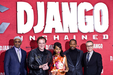 Samuel L. Jackson, Quentin Tarantino, Kerry Washington, Jamie Foxx, Christoph Waltz