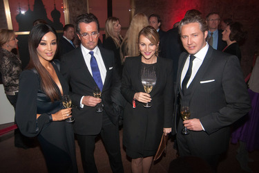 Verona Pooth, Jochen Fischer, Caroline Beil, Franjo Pooth