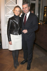 Günther Oettinger mit Lebensgefährtin Friederike Beyer