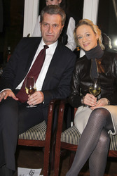 Günther Oettinger mit Lebensgefährtin Friederike Beyer