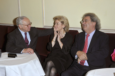 Hubert Burda, Ursula von der Leyen, Helmut Markwort