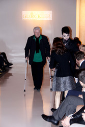 Harald Glööckler mit Lebensgefährte und Geschäftspartner Dieter Schroth