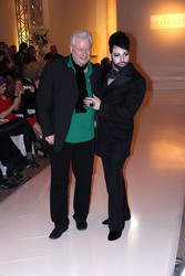 Harald Glööckler mit Lebensgefährte und Geschäftspartner Dieter Schroth