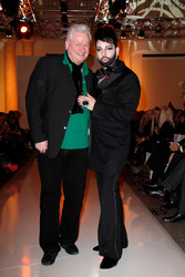 Harald Glööckler mit Lebensgefährte und Geschäftspartner Dieter Schroth