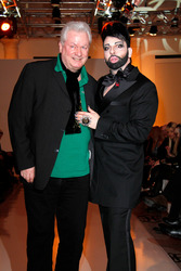 Harald Glööckler mit Lebensgefährte und Geschäftspartner Dieter Schroth